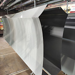 Парапет плоский RAL 7042 полиэстер 1 мм