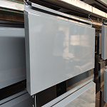 Фасадная металлокассета закрытого типа оцинкованная с порошковым покрытием 0,7x1020х475мм RAL 7012 Базальтово-серый