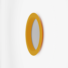 Откос радиусный 0,55 мм (RAL 1033) c порошковым покрытием