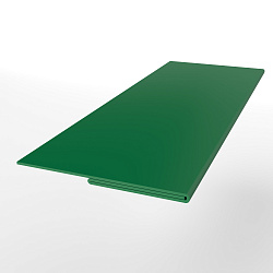 Планка финишная 0,45 мм (RAL 6029) оцинкованная, с порошковым покрытием