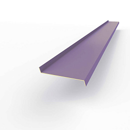 Отлив 0,7 мм RAL 4010 оконный оцинкованный c порошковым покрытием