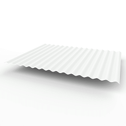 Профнастил С15 (RAL 9003) полиэстер 0,35х1180мм