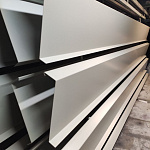 Планка стыковочная RAL 7035 оцинкованная c порошковым покрытием 0,45мм