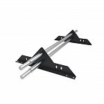 Снегозадержатель трубчатый 3000мм универсальный 25-1,0-1,0-3 холоднокатанная сталь с порошковым покрытием RAL 7024