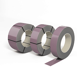 Лента оцинкованная (Штрипс) 0,4 мм (RAL 4009) с полимерным покрытием (полиэстер)