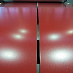 Лист оцинкованный 0,25х1250мм (RAL 3024) с полимерным покрытием (Полиэстер)