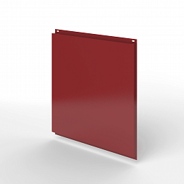 Фасадная металлокассета 530x530 открытого типа оцинкованная с порошковым покрытием 0,7мм RAL 3011