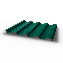 Профнастил НС44 (RAL 6036) 0,45х1047мм оцинкованный, с полимерным покрытием (Полиэстер)