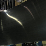 Лист оцинкованный 0,25х1250мм (RAL 9011) с полимерным покрытием (Полиэстер)