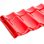 Металлочерепица Монтеррей классик оцинкованная с полимерным покрытием 0.45x1180мм  RAL 5021