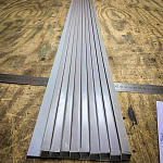 Планка примыкания боковая 0,45 мм (RAL 6005) оцинкованная, с порошковым покрытием