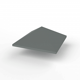 Колпак на столб стандартный оцинкованный с полимерным покрытием до 1200мм RAL 7005