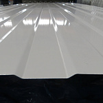 Профнастил С8 - 0,55х1180мм (RAL 1026) оцинкованный, с полимерным покрытием (полиэстер)