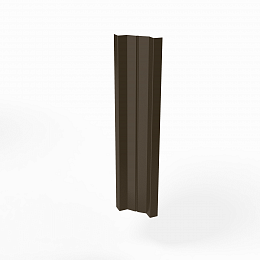 Штакетник оцинкованный с полимерным покрытием 0,5х100мм M-образный прямой RR 32