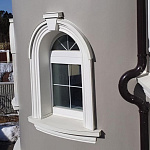 Отлив радиусный 0,5мм RAL 9003 оцинкованный, c порошковым покрытием