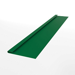 Планка завершающая для металлосайдинга экобрус оцинкованная с порошковым покрытием 0,45мм ширина менее 625 мм RAL 6029