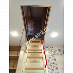 Лестница деревянная Fakro LWT Термоизол. складная 3-сегментная 130*70см 305см