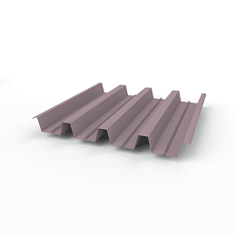 Профнастил Н60 (RAL 4009) 0,5х845мм оцинкованный, с полимерным покрытием (Полиэстер)