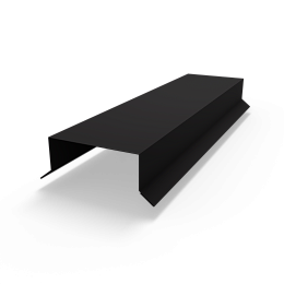 Парапет плоский RAL 8022 полиэстер 0,7 мм