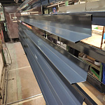 Доборная планка  RAL 7024 оцинкованная с порошковым покрытием 0,45мм