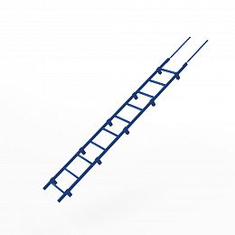 Лестница кровельная 3000мм холоднокатанная сталь с порошковым покрытием RAL 5005