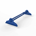 Снегозадержатель трубчатый 1000мм универсальный 40x20-1,0-1,0-2 холоднокатанная сталь с порошковым покрытием RAL 5005