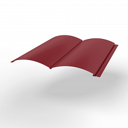 Металлосайдинг Блок-Хаус оцинкованный с полимерным покрытием 0,45х360мм RAL 3003