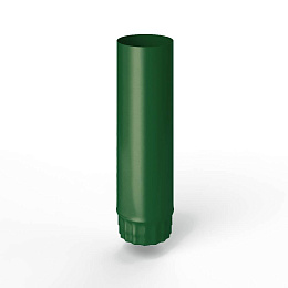 Труба водосточная оцинкованная порошок ф220х1250мм RAL 6035