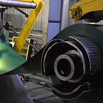 Рулон оцинкованный 0,55х1250мм (RAL 6010) с полимерным покрытием (полиэстер)