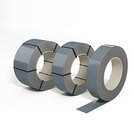 Лента оцинкованная (Штрипс) 1,0 мм (RAL 7000) с полимерным покрытием (полиэстер)