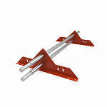 Снегозадержатель трубчатый 3000мм универсальный 25-1,0-1,5-4 холоднокатанная сталь с порошковым покрытием RAL 2004