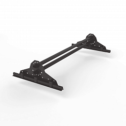 Снегозадержатель трубчатый 3000мм фальц 40x20-1,0-1,0-4 холоднокатанная сталь с порошковым покрытием RAL 8019