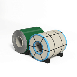 Рулон оцинкованный 0,65х1250мм (RAL 6029) с полимерным покрытием (полиэстер)