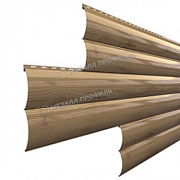 Сайдинг МЕТАЛЛ ПРОФИЛЬ Woodstock-28х330 (ECOSTEEL-01-Сосна-0.5)