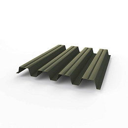 Профнастил Н57 оцинкованный 0,8х801мм (RAL 6006) с полимерным покрытием (Полиэстер)