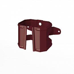 Крепление прямоугольной водосточной трубы полиэстер Grand Line Vortex под дерево RAL 3005