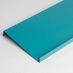 Отлив 0,7 мм RAL 5020 оконный оцинкованный c порошковым покрытием