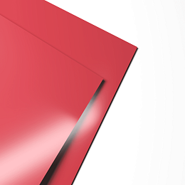 Лист оцинкованный 0,65х1250мм (RAL 3017) с полимерным покрытием (полиэстер)