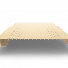 Линеарная панель оцинкованная с полимерным покрытием О-В-24хС/20 0,7х245мм RAL 1014