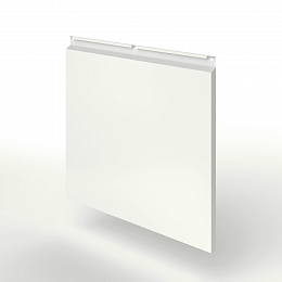 Фасадная металлокассета закрытого типа оцинкованная с порошковым покрытием 0,7x430х420мм RAL 9002 Светло-серый