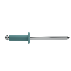 Заклепка 3.2x10 (RAL 6034) A2/A2 вытяжная