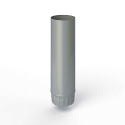 Труба водосточная оцинкованная порошок ф90х1250мм RAL 7042