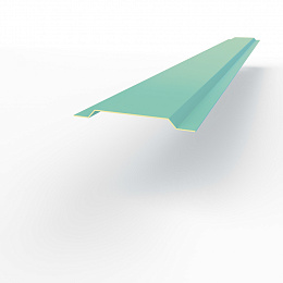 Нащельник RAL 6027 оцинкованный c полимерным покрытием 0,45 мм