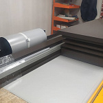 Дымник на трубу с жалюзи оцинкованный с полимерным покрытием до 1200мм RAL 3005