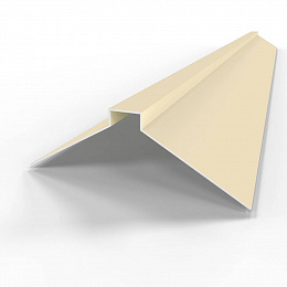 Конек фигурный 0,45 мм RAL 1016 оцинкованный, с порошковым покрытием