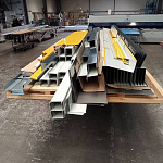 Планка начальная RAL 8004 оцинкованная с порошковым покрытием 0,45мм ширина более 625 мм