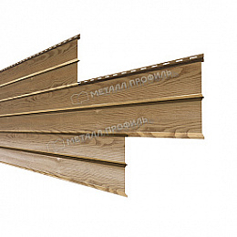 Сайдинг МЕТАЛЛ ПРОФИЛЬ Lбрус-XL-Н-14х335 (ECOSTEEL_T-01-Сосна-0.5)