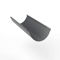 Желоб водосточный оцинкованный порошок ф120х2000мм RAL 9022