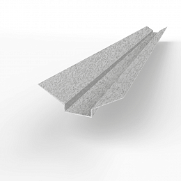 Ендова верхняя фигурная 0,5 мм оцинкованная (ширина более 625 мм)