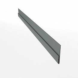 Планка стартовая для металлосайдинга блокхаус оцинкованная с порошковым покрытием 0,45мм ширина менее 625 мм RAL 7005